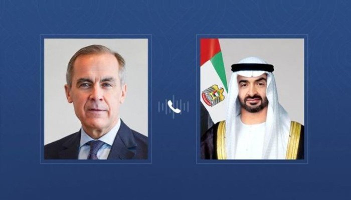 الشيخ محمد بن زايد ورئيس وزراء كندا يبحثان قضايا إقليمية ودولية الشيخ محمد بن زايد ورئيس وزراء كندا يبحثان قضايا إقليمية ودولية
