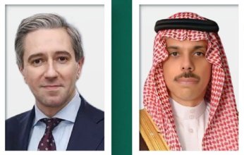 هاتفيًا.. .السعودية و إيرلندا تبحثان مستجدات الأوضاع الإقليمية وتداعياتها