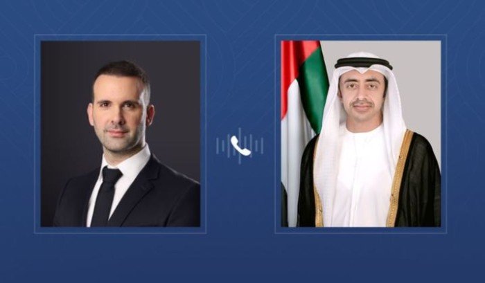هاتفيا.. الإمارات و مونتينيجرو تبحثان تعزيز التعاون الثنائي هاتفيا.. الإمارات و مونتينيجرو تبحثان تعزيز التعاون الثنائي