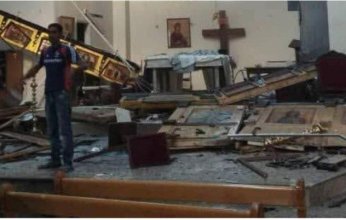 انفجار في كنيسة مار إلياس بمنطقة الدويلعة بدمشق