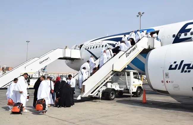 مصر للطيران تسير 9 رحلات غداً لعودة الحجاج من الأراضي المقدسة مصر للطيران تسير 9 رحلات غداً لعودة الحجاج من الأراضي المقدسة