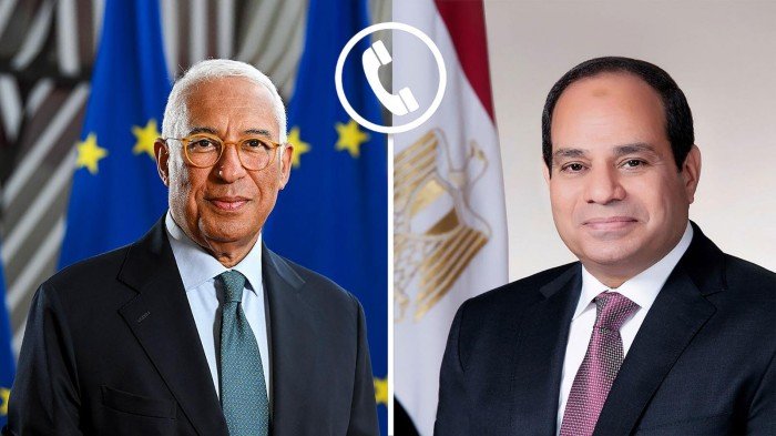 الرئيس المصري يتلقى اتصالًا هاتفيًا من رئيس المجلس الأوروبي الرئيس المصري يتلقى اتصالًا هاتفيًا من رئيس المجلس الأوروبي