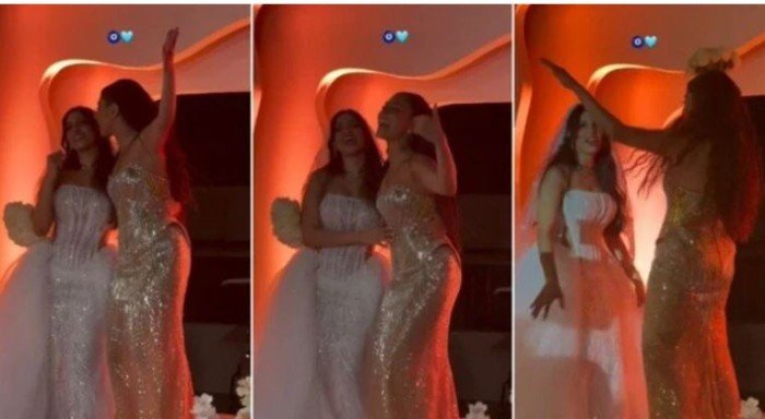 شاهد | بالفيديو.. مايان السيد تخطف أنظار الجمهو برقصها في حفل زفاف شقيقتها شاهد | بالفيديو.. مايان السيد تخطف أنظار الجمهو برقصها في حفل زفاف شقيقتها