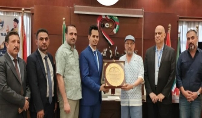 توقيع بروتوكول تعاون بين "نيو يالي" و"خليجيون في حب مصر".. وتكريم رئيس بيت الكويت للأعمال الوطنية توقيع بروتوكول تعاون بين "نيو يالي" و"خليجيون في حب مصر".. وتكريم رئيس بيت الكويت للأعمال الوطنية