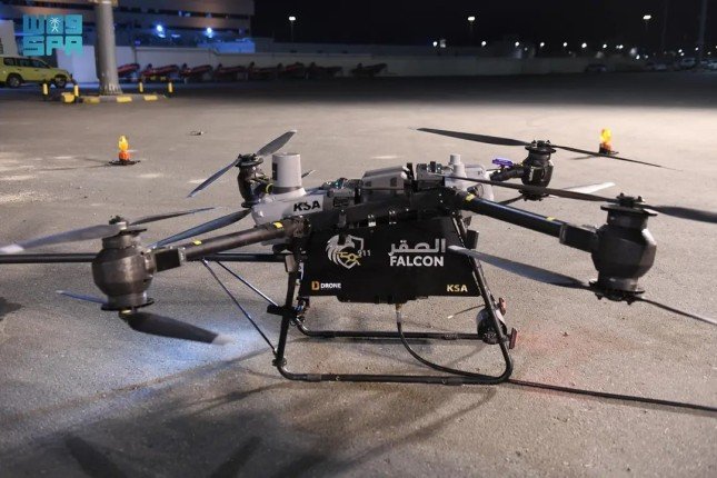 السعودية تطلق الدرون "صقر" لخدمة منظومة الحج السعودية تطلق الدرون "صقر" لخدمة منظومة الحج