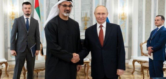 روسيا والإمارات تبحثان علاقات الشراكة الاستراتيجية بين البلدين روسيا والإمارات تبحثان علاقات الشراكة الاستراتيجية بين البلدين
