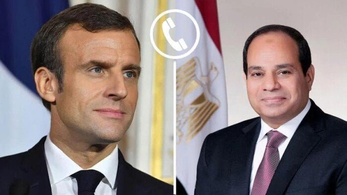 الرئيس السيسي يبحث مع ماكرون جهود الوساطة المصرية لوقف إطلاق النار في غزة الرئيس السيسي يبحث مع ماكرون جهود الوساطة المصرية لوقف إطلاق النار في غزة