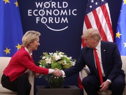 رئيس المفوضية الأوروبية تبحث هاتفيا مع الرئيس الأمريكي الرسوم الجمركية رئيس المفوضية الأوروبية تبحث هاتفيا مع الرئيس الأمريكي الرسوم الجمركية