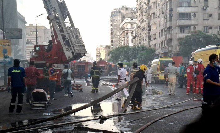 مصر.. النيابة العامة تباشر التحقيق فى أسباب حريق سنترال رمسيس مصر.. النيابة العامة تباشر التحقيق فى أسباب حريق سنترال رمسيس