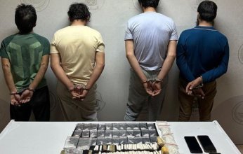 القبض على 4 أشخاص لترويجهم كمية من مادة الميثامفيتامين المخدر بالمدينة المنورة