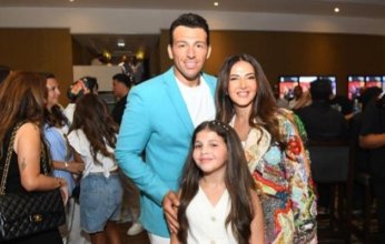 شاهد.. الظهور الأول لدنيا سمير غانم وزوجها رامي رضوان بعد شائعات الانفصال