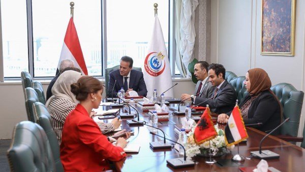 مباحثات مصرية - ألبانية لسبل تعزيز التعاون في القطاع الصحي مباحثات مصرية - ألبانية لسبل تعزيز التعاون في القطاع الصحي