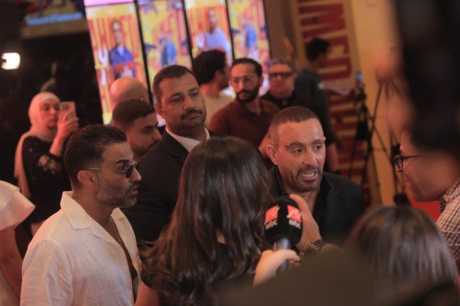 بحضور نخبة من النجوم.. أجواء فنية مبهرة في العرض الخاص لفيلم "أحمد وأحمد" ( صور ) بحضور نخبة من النجوم.. أجواء فنية مبهرة في العرض الخاص لفيلم "أحمد وأحمد" ( صور )
