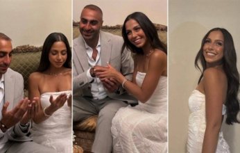 شاهد.. بطلة مسلسل فهد البطل تحتفل بخطوبتها على لاعب كرة سلة بنادي الزمالك