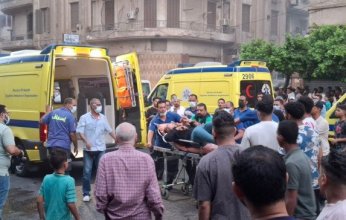 الصحة المصرية: إصابة 14 مواطنًا جراء حريق سنترال رمسيس