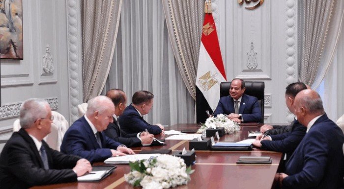 مصر.. الرئيس السيسي يبحث مع روساتوم الروسية تطورات إنشاء محطة الضبعة النووية مصر.. الرئيس السيسي يبحث مع روساتوم الروسية تطورات إنشاء محطة الضبعة النووية