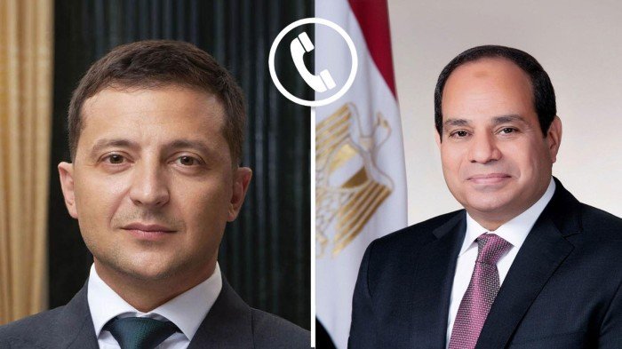 الرئيس السيسي يتلقى اتصالًا هاتفيًا من نظيره الأوكراني الرئيس السيسي يتلقى اتصالًا هاتفيًا من نظيره الأوكراني