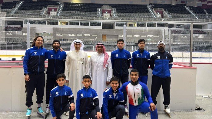 منتخب الكويت للتزلج السريع على الجليد يختتم معسكره التدريبي في قطر استعدادا لبطولتي أستراليا وهنغاريا الدوليتين منتخب الكويت للتزلج السريع على الجليد يختتم معسكره التدريبي في قطر استعدادا لبطولتي أستراليا وهنغاريا الدوليتين