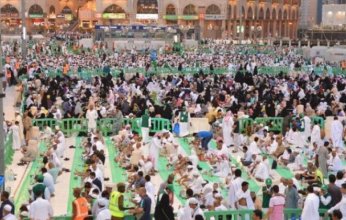 شؤون الحرمين: توزيع أكثر من 1.3 مليون وجبة إفطار صائم خلال موسم الحج
