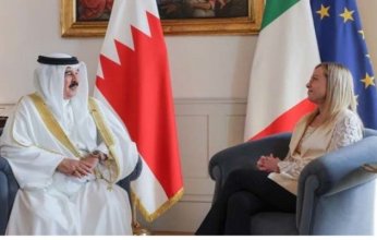 البحرين و إيطاليا تبحثان جهود وقف إطلاق النار في غزة