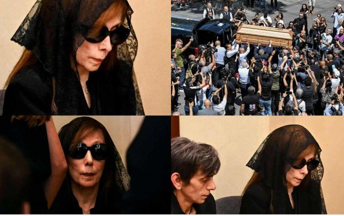 بالصور.. فيروز تودع نجلها زياد الرحباني في مراسم تشييع مؤثرة بالصور.. فيروز تودع نجلها زياد الرحباني في مراسم تشييع مؤثرة