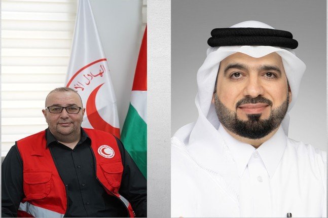 الهلال الأحمر القطري ونظيره الفلسطيني يوقعان اتفاقيتي تعاون لدعم مراكز الإسعاف والطوارئ في الضفة الغربية الهلال الأحمر القطري ونظيره الفلسطيني يوقعان اتفاقيتي تعاون لدعم مراكز الإسعاف والطوارئ في الضفة الغربية