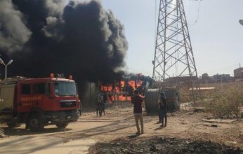 وزارة الكهرباء: إخماد حريق فى منطقة الهيش بالقرب من محطة كهرباء أسوان