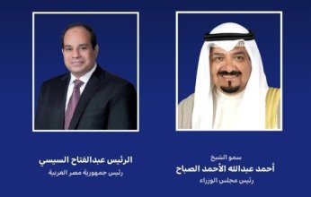 رئيس مجلس الوزراء الكويتي يهنئ الرئيس المصري بذكرى ثورة 23 يوليو