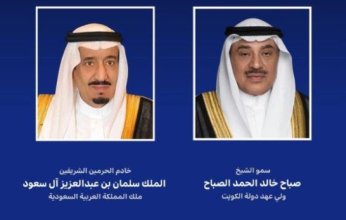 ولي العهد الكويتي يعزي خادم الحرمين بوفاة الأمير الوليد بن خالد بن طلال بن عبد العزيز آل سعود