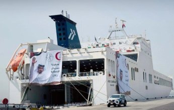 الإمارات تسيّر السفينة التاسعة المحمّلة بمساعدات إنسانية إلى غزة