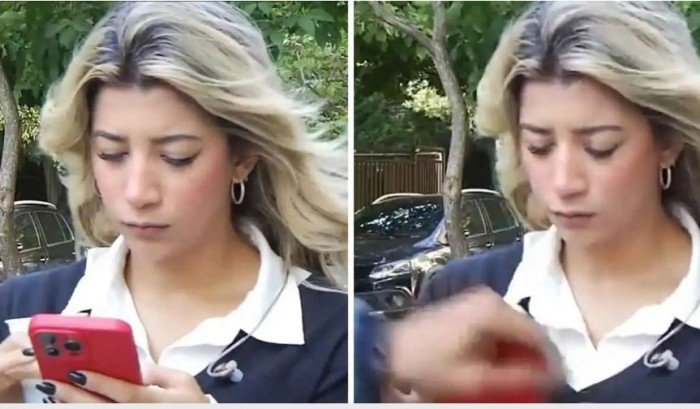 شاهد | بالفيديو.. مراسلة تليفزيونية تتعرض للسرقة على الهواء في البرازيل شاهد | بالفيديو.. مراسلة تليفزيونية تتعرض للسرقة على الهواء في البرازيل