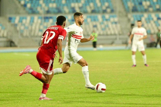 الزمالك يتقدم على مودرن سبورت بهدف في الشوط الأول الزمالك يتقدم على مودرن سبورت بهدف في الشوط الأول