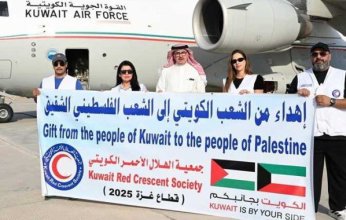 مطار العريش يستقبل طائرة كويتية تحمل مساعدات إنسانية لصالح الفلسطينيين بغزة