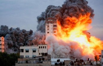 استشهاد 10 فلسطينيين بعد قصف طيران الاحتلال الإسرائيلى غزة وخان يونس