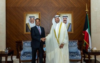وزير الخارجية الكويتي يلتقي وزير الشؤون الخارجية والتعاون الدولي الصومالي