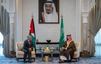 ولي العهد السعودي يبحث مع العاهل الأردني تطورات الأوضاع في غزة والأراضي الفلسطينية