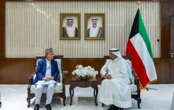 وزير الخارجية الكويتي يستقبل سفير نيبال لدى البلاد