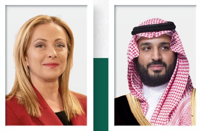 ولي العهد السعودي ورئيسة وزراء إيطاليا يبحثان أوجه التعاون المشترك بين البلدين ولي العهد السعودي ورئيسة وزراء إيطاليا يبحثان أوجه التعاون المشترك بين البلدين