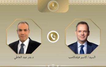 وزير الخارجية يبلغ نظيره الهولندى بالاستياء البالغ من حادث الاعتداء على مبنى السفارة المصرية بلاهاي