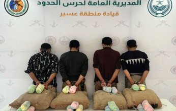 إحباط محاولة تهريب كمية من نبات القات المخدر بمنطقة عسير