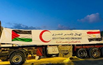 الهلال الأحمر المصري: 2700 طن مساعدات عبر قافلة «زاد العزة» الـ 29 إلى غزة