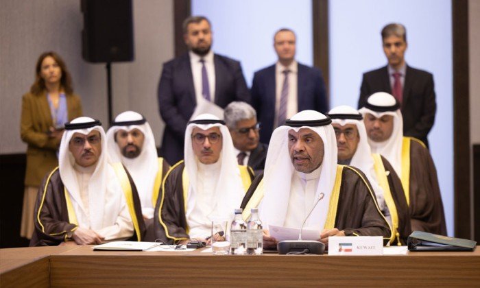 وزير الخارجية الكويتي يترأس أعمال الاجتماع الوزاري الثامن للحوار الاستراتيجي بين مجلس التعاون وروسيا وزير الخارجية الكويتي يترأس أعمال الاجتماع الوزاري الثامن للحوار الاستراتيجي بين مجلس التعاون وروسيا