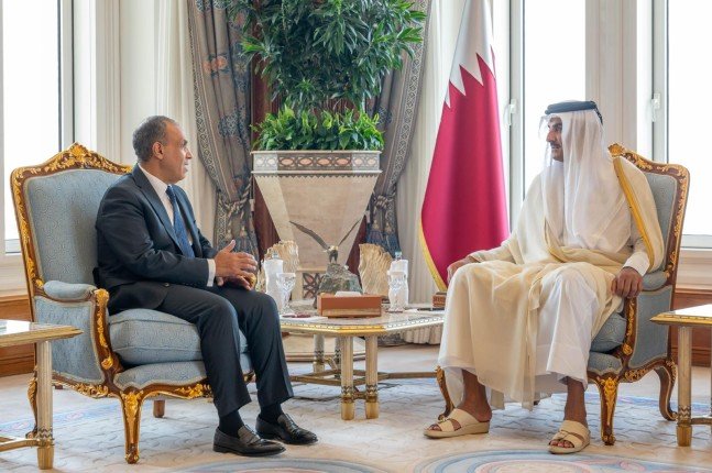 أمير قطر يُعرب عن اعتزازه بالموقف المصري الداعم لبلاده أمير قطر يُعرب عن اعتزازه بالموقف المصري الداعم لبلاده