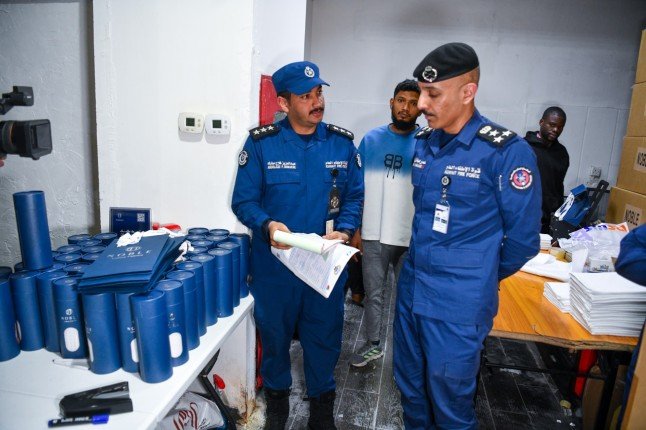 "قوة الإطفاء" تنفذ حملة تفتيشية في منطقة العارضية الحرفية "قوة الإطفاء" تنفذ حملة تفتيشية في منطقة العارضية الحرفية