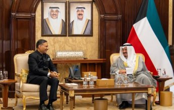 رئيس مجلس الوزراء الكويتي يستقبل سفير الهند لدى البلاد بمناسبة انتهاء مهام عمله