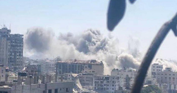 جيش الاحتلال الإسرائيلي يقصف برج السوسي في غزة ضمن خطة لتهجير السكان قسرياً جيش الاحتلال الإسرائيلي يقصف برج السوسي في غزة ضمن خطة لتهجير السكان قسرياً