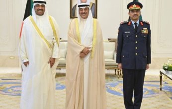 ولي عهد الكويت يستقبل رئيس الأركان العامة للجيش بمناسبة تعيينه بمنصبه الجديد