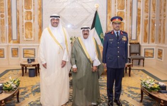 أمير الكويت يستقبل وزير الدفاع ورئيس الاركان العامة للجيش بمناسبة تعيينه بمنصبه الجديد