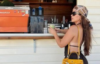 بالصور.. نسرين طافش تشعل السوشيال ميديا بإطلالة جريئة