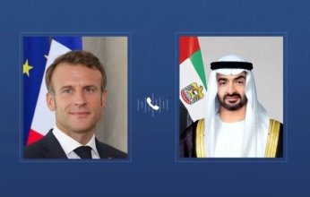 الرئيس الإماراتي ونظيره الفرنسي يبحثان هاتفيا الاعتداء الإسرائيلي على الأراضي القطرية